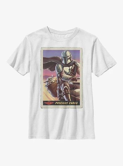 Star Wars The Mandalorian Precious Cargo Poster Youth T-Shirt