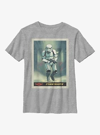 Star Wars The Mandalorian Stormtrooper Running Poster Youth T-Shirt