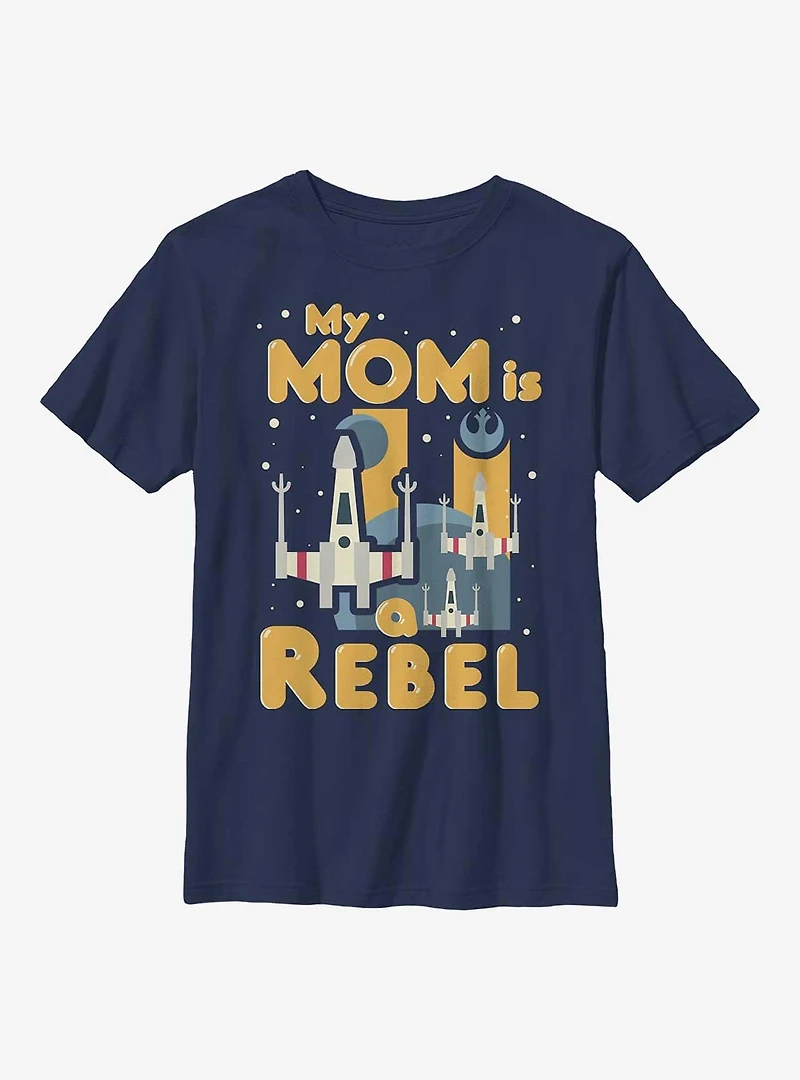 Star Wars Rebel Mom Youth T-Shirt