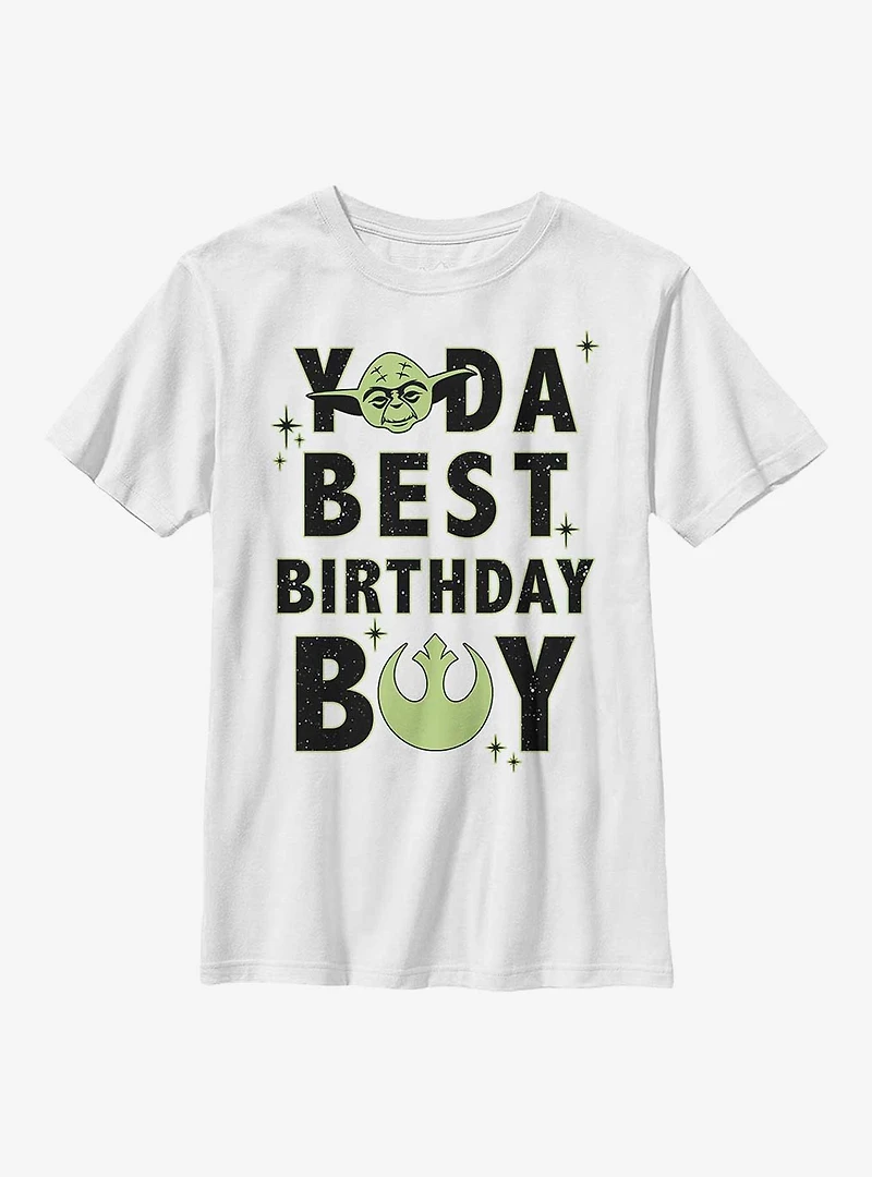 Star Wars Yoda Best Birthday Boy Youth T-Shirt