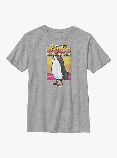 Star Wars Episode VIII: The Last Jedi Retro Porg Big Halftones Youth T-Shirt