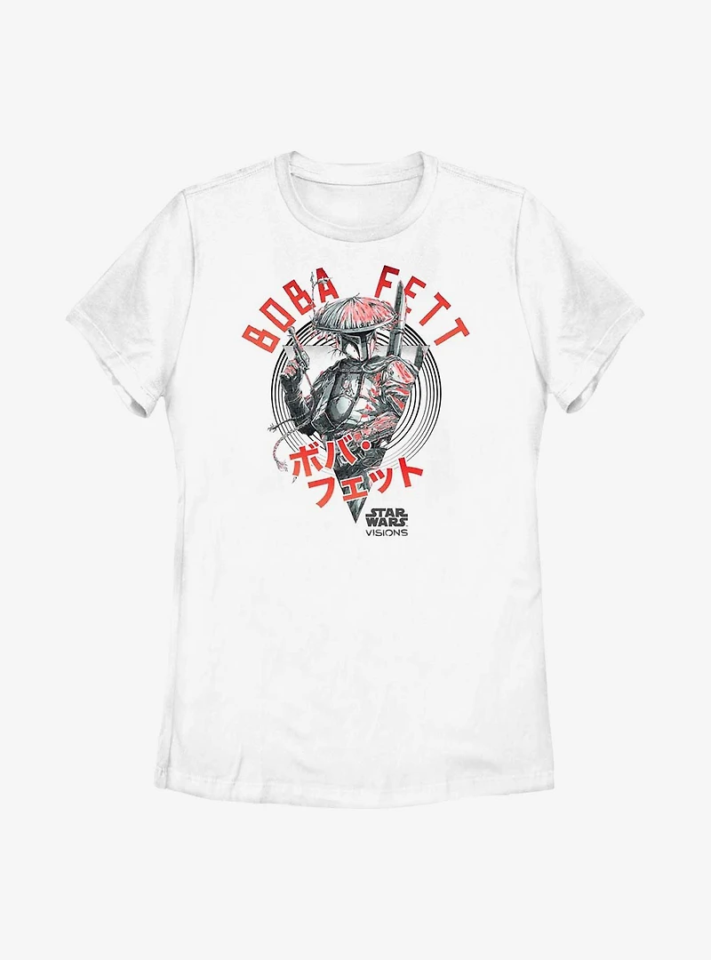 Star Wars: Visions The Boba Fett Womens T-Shirt
