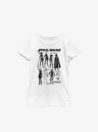 Star Wars: Visions Inked Textbook Youth Girls T-Shirt