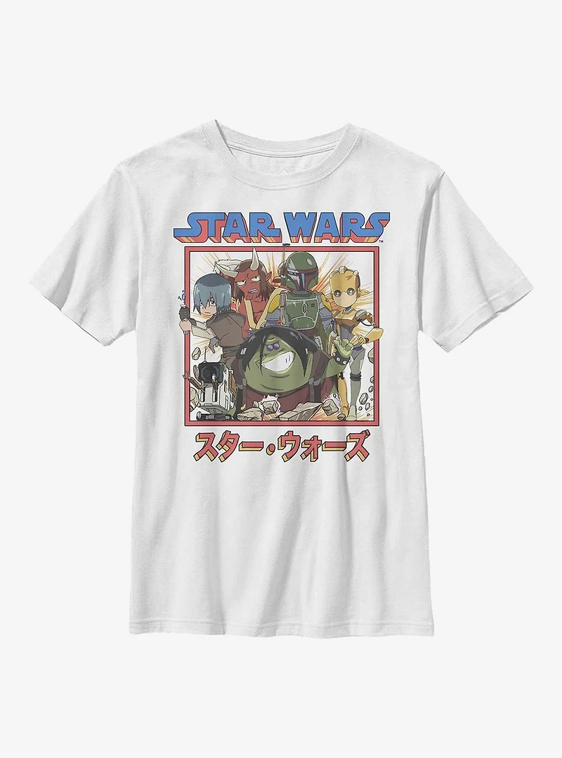 Star Wars: Visions Anime Group Youth T-Shirt