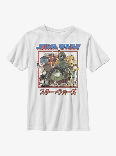 Star Wars: Visions Anime Group Youth T-Shirt