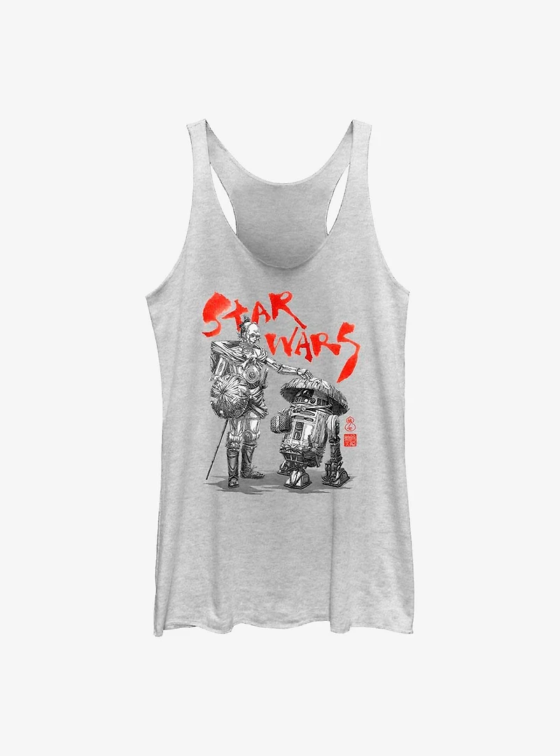 Star Wars: Visions Anime Droids Womens Tank Top