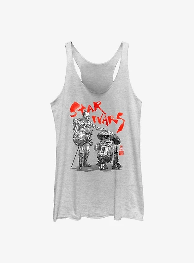 Star Wars: Visions Anime Droids Womens Tank Top