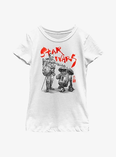 Star Wars: Visions Anime Droids Youth Girls T-Shirt
