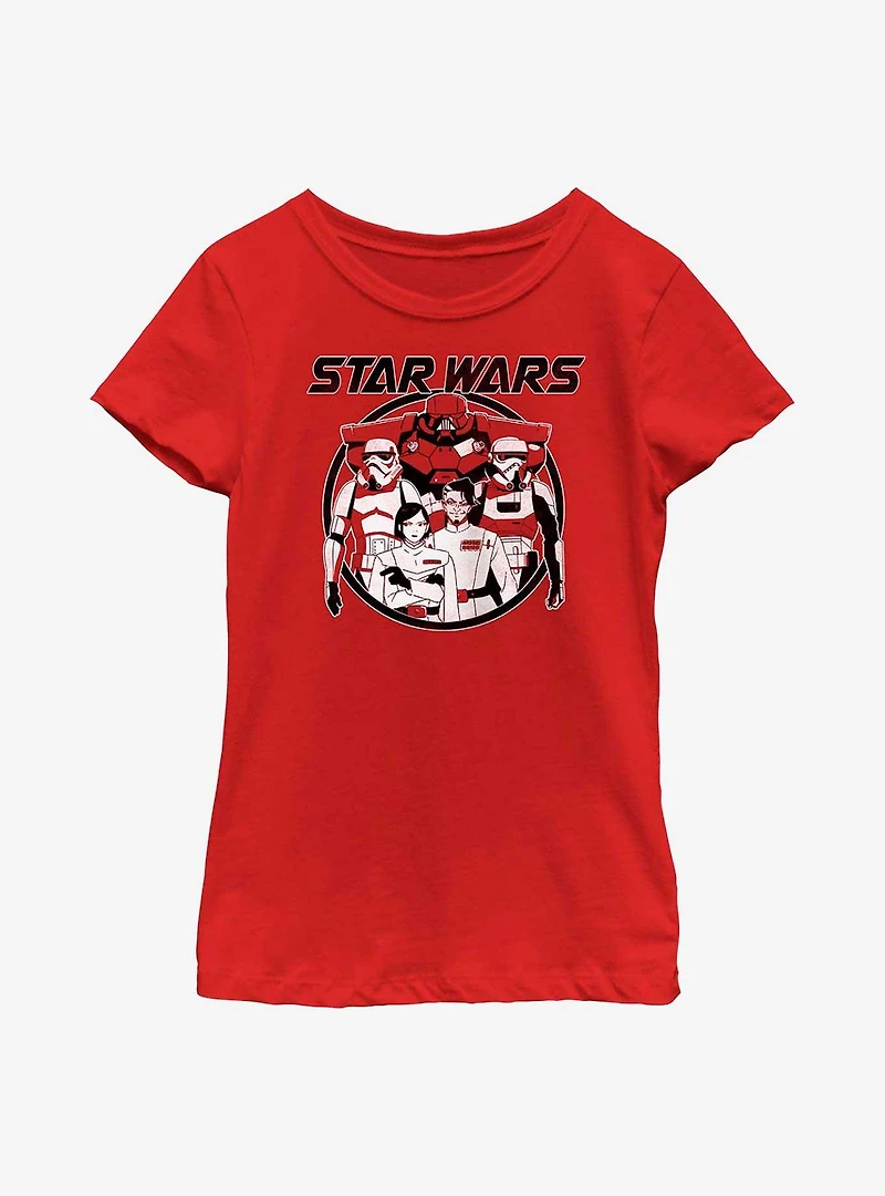 Star Wars: Visions Dark Side Anime Youth Girls T-Shirt