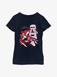 Star Wars: Visions Nice Ride For A Trooper Youth Girls T-Shirt