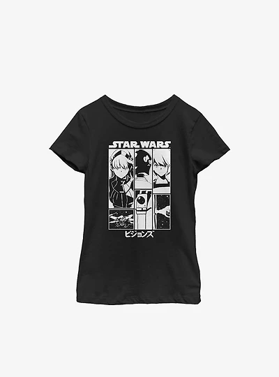 Star Wars: Visions Poster Youth Girls T-Shirt