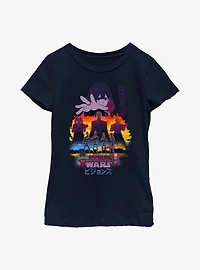 Star Wars: Visions It Takes A Village Youth Girls T-Shirt
