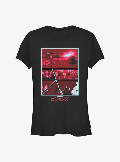 Star Wars: Visions Comic Multipanel Girls T-Shirt
