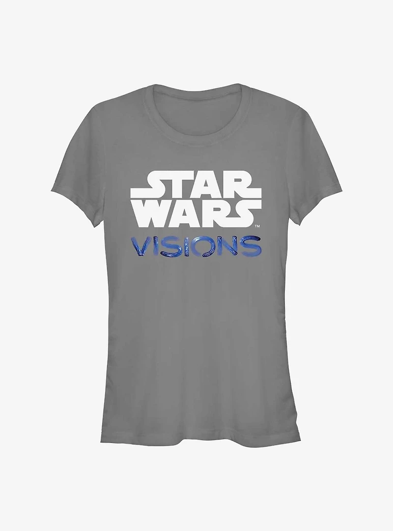 Star Wars: Visions Stacked Logo Girls T-Shirt