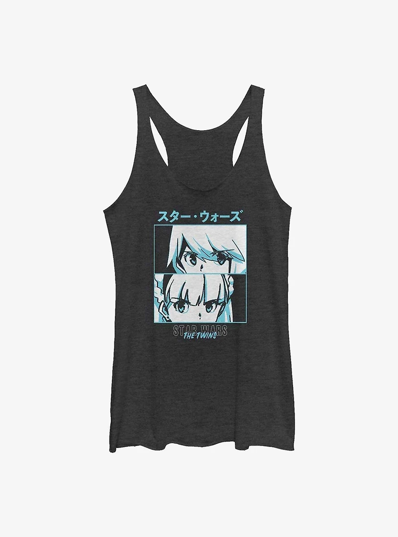 Star Wars: Visions The Twins Face-Off Girls Tank
