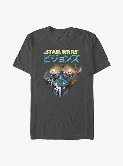 Star Wars: Visions Boba Fett Jetpack T-Shirt