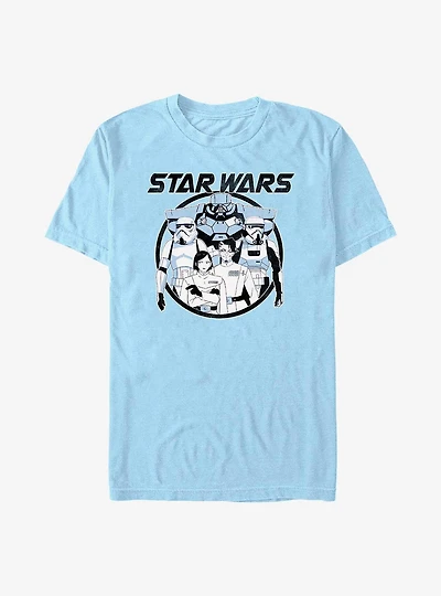 Star Wars: Visions The Dark Side Army Anime T-Shirt