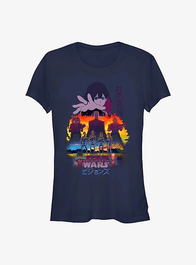 Star Wars: Visions It Takes A Village Girls T-Shirt