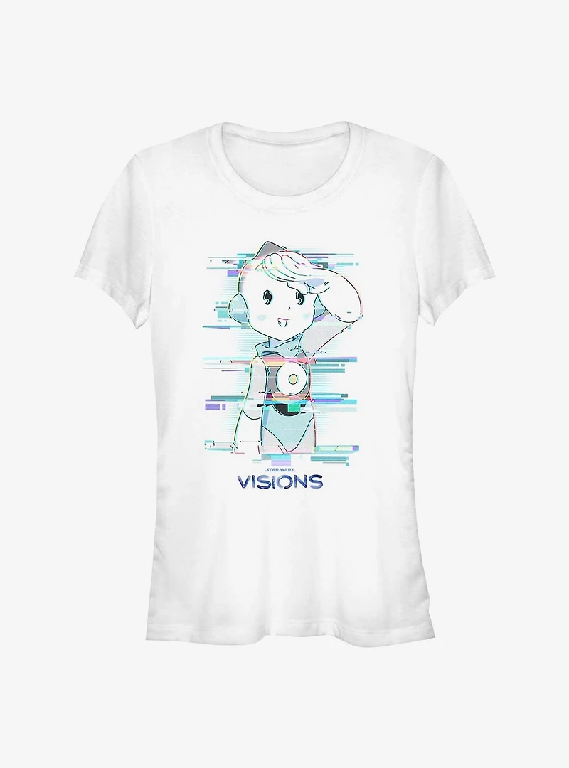 Star Wars: Visions T0-B1 Salute Girls T-Shirt