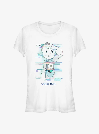 Star Wars: Visions T0-B1 Salute Girls T-Shirt