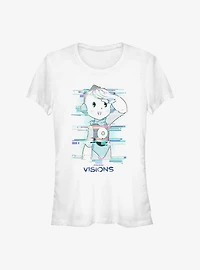 Star Wars: Visions T0-B1 Salute Girls T-Shirt