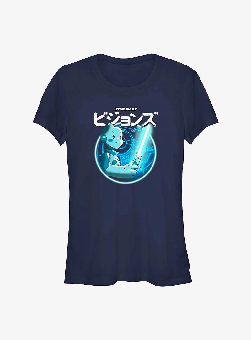 Star Wars: Visions T0-B1 Lightsaber Girls T-Shirt
