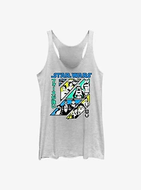 Star Wars: Visions Character Grid Girls Tank
