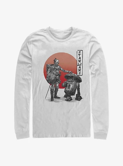 Star Wars: Visions R2-D2 & C-3P0 Travelers Long-Sleeve T-Shirt