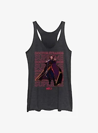 Marvel What If...? Supreme Text Stack Womens Tank Top