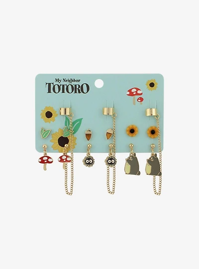 Studio Ghibli My Neighbor Totoro Cuff Earring Set