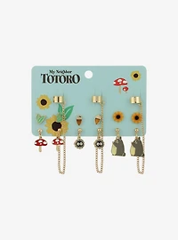 Studio Ghibli My Neighbor Totoro Cuff Earring Set