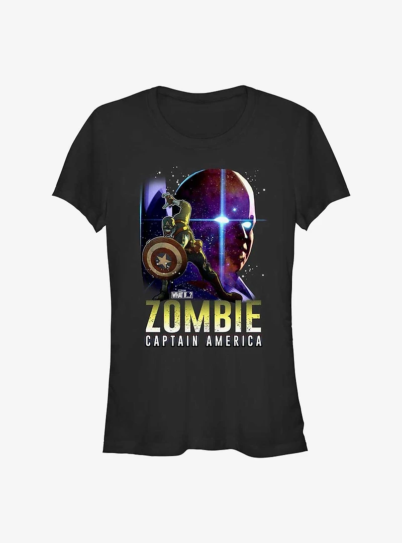 Marvel What If...? Zombie Captain America & The Watcher Girls T-Shirt
