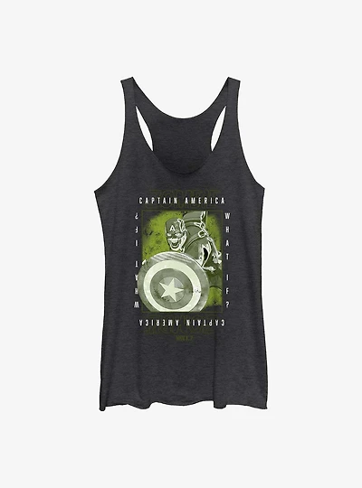 Marvel What If...? Boxed Zombie Captain America Girls Tank