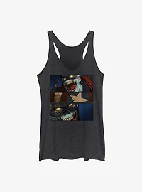 Marvel What If...? Tri-Panel Zombie Captain America Girls Tank