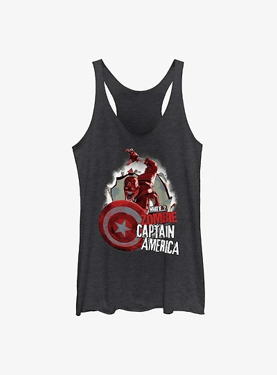 Marvel What If...? Breakthrough Zombie Captain America Girls Tank
