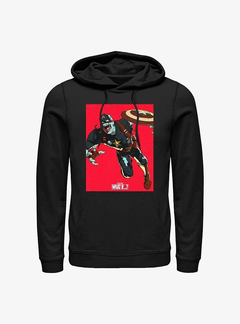 Marvel What If...? Zombie Captain America Hoodie