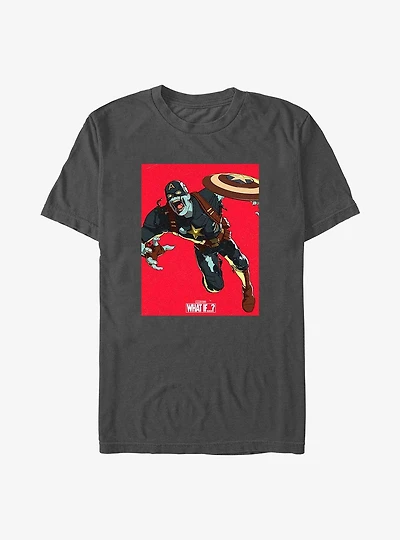 Marvel What If?? Zombie Captain America T-Shirt