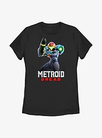 Nintendo Metroid Dread Glitch Poster Womens T-Shirt
