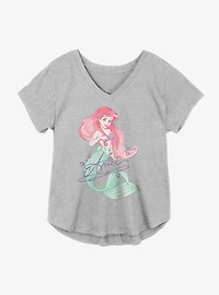 Disney The Little Mermaid Ariel Signature Girls Plus T-Shirt
