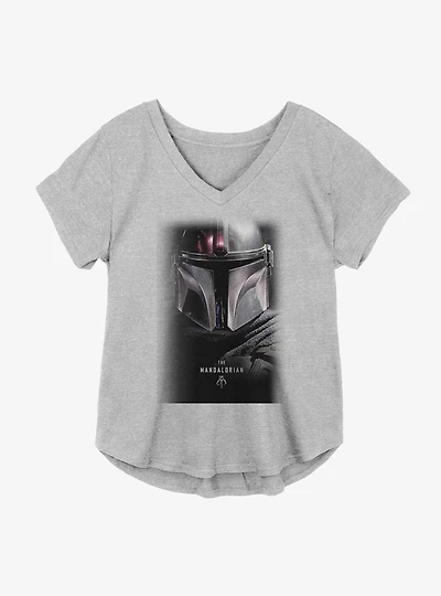Star Wars The Mandalorian Hero Shot Girls Plus T-Shirt