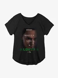 Marvel Loki What Makes A Loki Girls Plus Size T-Shirt