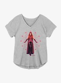 Marvel WandaVision Scarlet Witch Energy Girls Plus Size T-Shirt