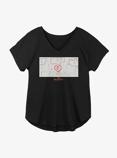 Marvel WandaVision To Grow Old Map Girls Plus T-Shirt