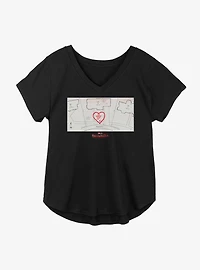 Marvel WandaVision To Grow Old Map Girls Plus T-Shirt