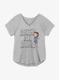 Marvel WandaVision Agatha All Along Girls Plus T-Shirt