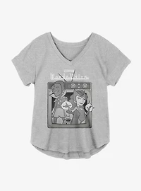 Marvel WandaVision Vintage TV Girls Plus T-Shirt