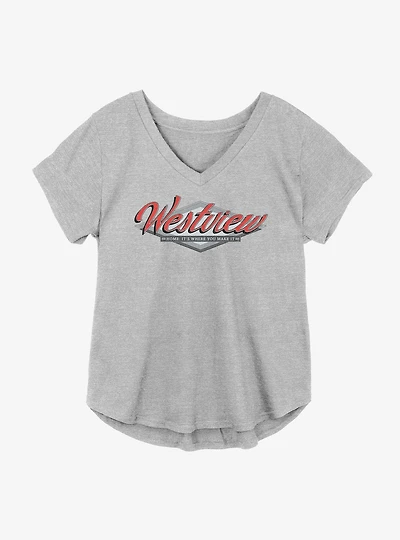 Marvel WandaVision Westview Girls Plus T-Shirt