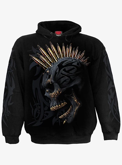 Black Gold Skull Hoodie
