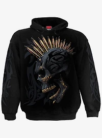 Black Gold Skull Hoodie