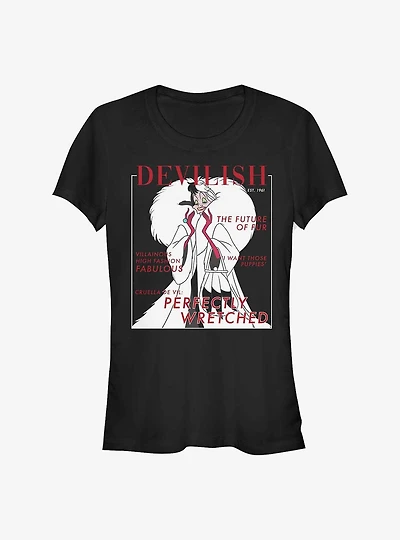 Disney Cruella Vogue Girls T-Shirt